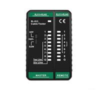 Testeur de câble réseau multifonction avec double mode rapide et lent | Pour continuité du signal RJ45 RJ11 pour lignes téléphoniques Ethernet blindées non blindées | Portée de 300 m