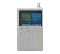 Testeur de câble réseau multifonction ergonomique pour RJ45, RJ11, USB et BNC, design compact avec alertes sonores et sac en cuir souple facile à transporter