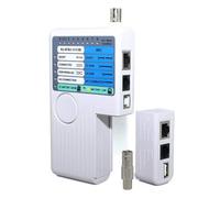 Testeur de câble réseau professionnel multifonction 4 en 1 RJ45/RJ11/USB/BNC LAN Cat5 Cat6