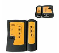 Testeur de câble réseau RJ11 RJ12, 1 pièce, 105x110mm RJ-45, Cat5 Cat6 UTP, noir, léger