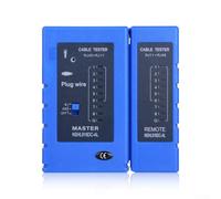 Testeur de câble réseau, testeur de câble réseau Ethernet, testeur de réseau intelligent avec double alimentation, pour RJ45 Ethernet et test de ligne téléphonique RJ12/RJ11