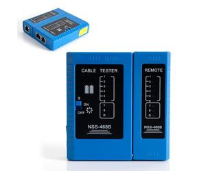 Testeur de Câble Réseau, Testeur RJ45, Mappeur de Câble, avec Continuité et Toner Tracer, Pour Diagnostiquer Rapidement Les Problèmes, Adapté à Ethernet, Maintenance et Tri des Câbles