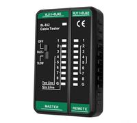 Testeur de câble réseau TLP-123A, testeur de câble pour interface RJ11 et RJ45, outil de test réseau sans batterie