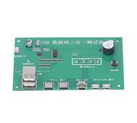 Testeur de câble USB 3 en 1 | Détection de court-circuit/circuit ouvert pour le type C/Mini USB/Micro USB | Alarme LED et buzzer, carte PCB, alimentation 5V