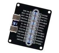 Testeur de câble USB3.0 Type C, continuité 24 broches, économie | Batterie intégrée remplaçable par l ' utilisateur pour vérifier la continuité USB3.0 dans les câbles à fonction