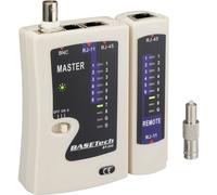Testeur de câbles BT-200 Basetech BT-200 Adapté à RJ-45, RJ-11, BNC