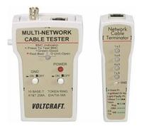 Testeur de câbles CT-1 VOLTCRAFT CT-1 Convient pour RJ-45, BNC