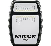 Testeur de câbles CT-3 VOLTCRAFT CT-3 Convient pour Câble HDMI de type A, HDMI 1.0, 1.1, 1.2, 1.2a , 1.3 a/b/c, 1.4/a