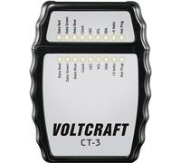 Testeur de câbles CT-3 VOLTCRAFT CT-3 Convient pour Câble HDMI de type A, HDMI 1.0, 1.1, 1.2, 1.2a , 1.3 a/b/c, 1.4/a