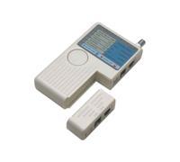 Testeur de câbles Intellinet 351911 - Connecteurs BNC, IEEE-1394, RJ-11, RJ-45, USB - Indication LED - Dimensions emballage 86x160x26mm - Beige