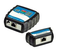Testeur de câbles LAN - VALUE - QUICKER 13.99.3001 - RJ45/UTP - Test OPEN, Shot, CROSS - LED et acoustique