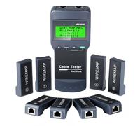 Testeur de câbles réseau - Kit de test de longueur de câbles Ethernet pour réseaux LAN Cat5 Cat6 5e 6e mesure la longueur, localise les points de rupture et teste la continuité avec 8 modules distants