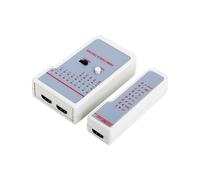 Testeur de câbles réseau LogiLink WZ0017, indicateurs LED, alimentation 9V, couleur Violet/Blanc, dimensions emballage 19.8x120x38.5mm, 1 pile requise