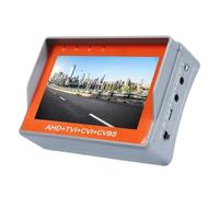 Testeur de caméra 4K IV8W, Moniteur de vidéosurveillance 5 Pouces, testeur de caméra analogique 8MP AHD/CVI/TVI CVBS avec entrée VGA UTP CFTV,Haute résolution(TI-ACT9537W-EU)