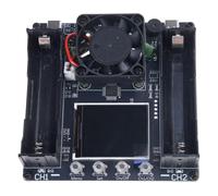 Testeur de capacité de batterie 2 canaux 18650 avec affichage en temps réel des charges, analyse de décharge, stockage de données, PCB, analyseurs de batterie à double fente