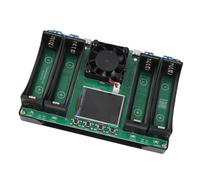 Testeur de capacité de batterie à 4 canaux et compteur de résistance interne - Dispositif de charge et de décharge cyclique automatique DC 5 V avec écran de 1,77 pouces pour la