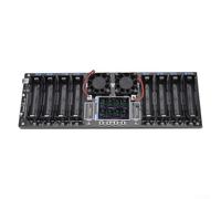 Testeur de capacité de batterie à huit canaux et de résistance interne avec affichage de la tension du terminal de décharge externe et ventilateur de refroidissement actif pour mesurer la batterie