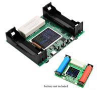 Testeur de capacité de batterie au lithium à 2 canaux avec écran LCD pour mesurer la résistance interne et la tension, design compact et portable pour