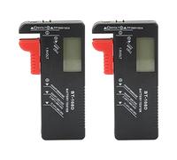 Testeur de capacité de batterie, outil d'affichage numérique, ensemble de 2 pièces pour piles AA AAA 9V 1.5V, taille compacte et légère