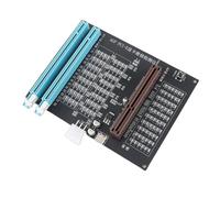 Testeur de carte graphique avec lumière, testeur de carte graphique vidéo à double usage AGP PCI-E, outil de diagnostic pour la détection des pannes de GPU avec indicateurs LED, co
