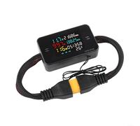 Testeur de charge de batterie pour motos électriques avec tension de 080 V CC et mesure du courant 20 A/50 A, avec écran LCD couleur et mémoire de données pour les tests (pour XT-90-35A)
