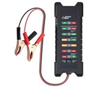 Testeur de charge de batterie, Testeur d'analyseur de batterie | Outil de diagnostic pour batteries automobiles 12V/24V et alternateur | Analyseur de batterie automobile, testeur pour