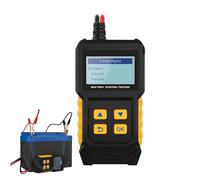 Testeur de Charge de Batterie | Vérificateur de Batterie de Voiture | Analyseur de Tension de Charge Compact pour Moto, Camion, Remorque, Quad, Banc et Alternateur