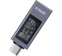 Testeur de charge de téléphone portable de type C, voltmètre PD à courant continu, boîtier en aluminium, supporte une tension de 4-30V, test de charge rapide 0-12A