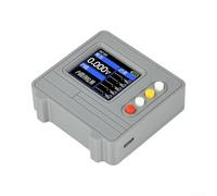 Testeur de charge électronique à écran couleur de 4,4 cm pour évaluation de la santé de la batterie avec évaluation de référence de tension et tri du niveau de résistance (version anglaise grise)
