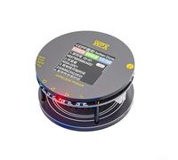 Testeur de charge sans fil avec écran couleur LCD de 1,54" | Prend en charge les protocoles MPP EPP BPP | Compteur de puissance pour analyse de la tension, du courant et de la fréquence | Mise à