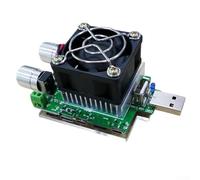 Testeur de charge USB 35 W avec prise en charge QC 2.0/3.0, dispositif de décharge électronique à courant constant réglable pour banque d'alimentation et évaluation de charge