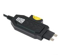 Testeur de circuit automobile CNBJ-611 avec écran LCD, plage de mesure de 0,01 à 19,99 A, rétroéclairage bleu et lumière avant pour diagnostic des erreurs de boîte à fusibles de voiture (CNBJ-611)