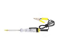 Testeur de circuit compact de voiture avec fil flexible et pince/support, DC 6 V-12 V-24 V Light System Probe lampe d'essai pour la lumière inversée de la voiture en cuivre