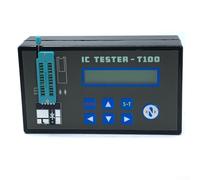 Testeur de circuit intégré LED avec plus de 1300 modèles de puce, testeur de puce logique et diode transistor, analyseur de composants IC pour 74HC/pour optocoupleur CD40, batterie 800 mAh, (machine