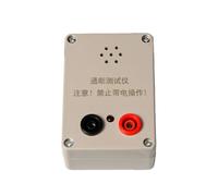 Testeur de circuit professionnel 9 V facile à utiliser avec LED et alarme sonore pour une détection facile des pannes électriques - Testeur de stabilité d'alarme