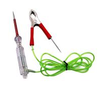 Testeur de circuits lumineux 6 V - 24 V DC Automotive Circuit, lumière de test LED, portable, testeur de fusible avec pince crocodile et sondes | Multifonction, extérieur, intérieur, utilitaire sans