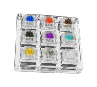 Testeur de clavier mécanique - Outil d'échantillonnage de touches 9/12 pour commutateurs linéaires, tactiles et à , outil de test portable multi-axes DIY claviers personnalisés, base ABS précise