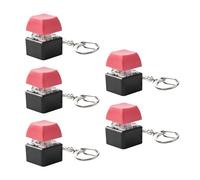 Testeur de claviers à usage multiple, 5 pièces, porte-clés portable pour les déplacements bureau, thérapies Fidgets et anti-stress de poche amusant