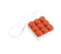 Testeur de claviers colorés en silicone porte-clés avec commentaires tactiles pour adultes et étudiants