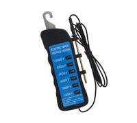 Testeur de clôture électrique 10 000 V sans ABS, 6 indicateurs LED, pour systèmes agricoles, bétail, outil de mesure électrique