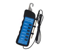 Testeur de clôture électrique ABS 10 000 V étanche facile à transporter pour l'entretien des clôtures agricoles, outil de test de clôture facile à transporter