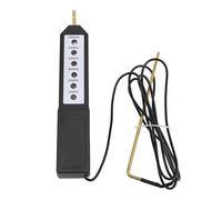 Testeur de clôture électrique, testeur de tension pour clôture électrique avec une plage étendue de 1 000 à 10 000 V, voltmètre étanche doté de 6 voyants d’indication pour les fils