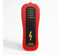 Testeur de clôture - Testeur de clôture LED sans fil avec capteur - Plage de mesure à 4 niveaux de 2500 à 8000 V - Pour une mesure confortable sans piquet pour vérifier en toute sécurité la tension de
