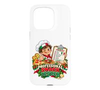 Testeur de collations Professionnel Italien pour Amateur de Cuisine Italie Coque pour iPhone 15 Pro
