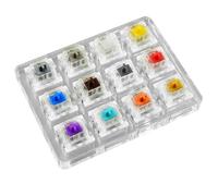 Testeur de commutateur clavier portable : kit échantillons axe multii, outil test précision mécanique | Station d'évaluation réponse tactile, compacte avec design pour les amateurs avec