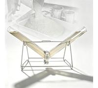 Testeur de compactage de mortier, testeur de degré de remplissage de béton avec support en acier inoxydable et tube en V de 120°, idéal pour les laboratoires de génie civil et les chantiers de