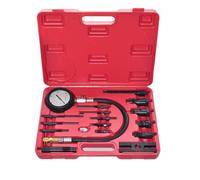 Testeur de Compression 17pcs Moteur Diesel Véhicule Manomètre de Moteur vidaXL