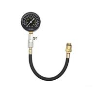 Testeur de compression de cylindre de moteur avec valve de maintien d'air et bouton de réinitialisation compatible avec les filetages d'allumage de 14 mm et 18 mm pour des tests précis