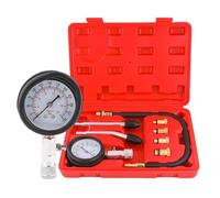 Testeur de compression - Kit de jauge de pression de cylindre 27,5x19,5x5cm | Outil d'essai de compression de moteur automobile portable pour voiture camion SUV moteur garage atelier réparation