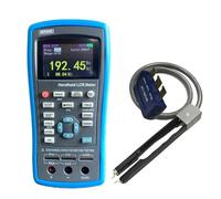 Testeur de condensateurs, ET431 LCR Portable Brid Multifonction Haute Précision Capacité Inductance Résistance Compteur Numérique Brid Compteur Fonction DCR(With SMD clips)